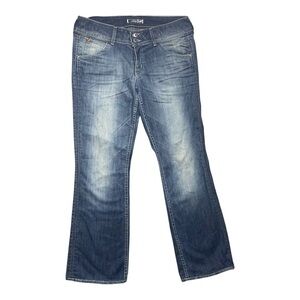Hudson flap pocket low rise signature baby bootcut jeans women’s 31